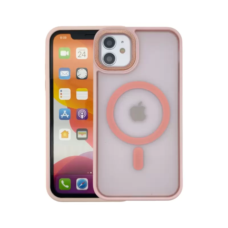 iPhone 11 MagSafe Cam Smoke Twotone Eco Pink